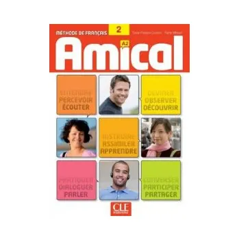 Amical - Niveau 2 - A2 - Livre + cédérom - Reine Mimran, Sylvie Poisson-Quinton