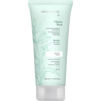 Barva na vlasy MedaVita Choice barvící maska studená neutro (clear) 200 ml