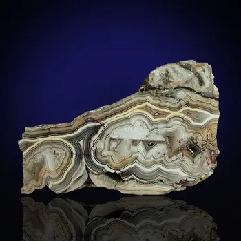 Přírodní kámen Achát z Mexika 80x54mm