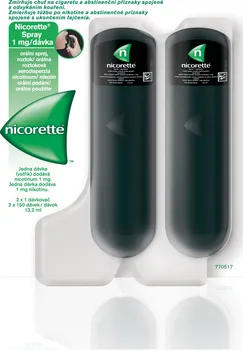 Odvykání kouření Nicorette Spray 1 mg/dávka orální sprej 2x13,2 ml