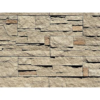 Obklad Kámen lámaný Vaspo hnědo-šedý 36x10,7cm cena za balení