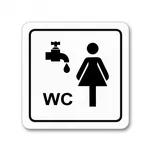 Poháry.com Piktogram WC ženy s…