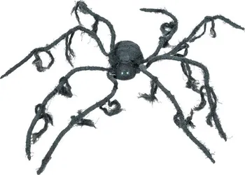 Party dekorace EuroPalms Pavouk šedý s pohybem 110 cm