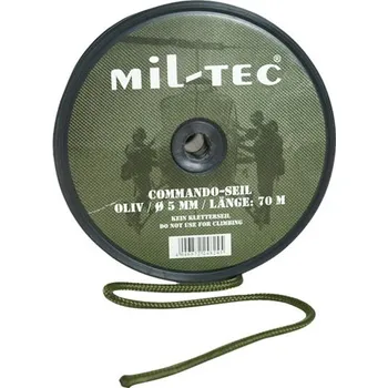 Lano Mil-Tec Commando Olive 9 mm/30 m