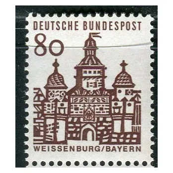 Poštovní známka (1964) MiNr. 461 ** - Německo - Německé stavby z dvanácti století (I) - Weißenburg
