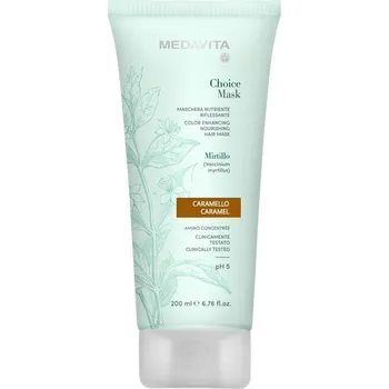 Barva na vlasy MedaVita Choice barvící maska karamelová (caramel) 200 ml