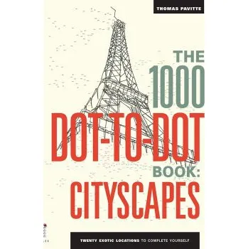 omalovánky 1000 Dot-to-Dot Book: Cityscapes - Pavitte, Thomas