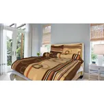 Smolka bavlna povlečení Tonda hnědý 140x200 70x90