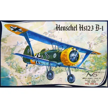 Plastikový model 1/72 Henschel Hs123 B-1