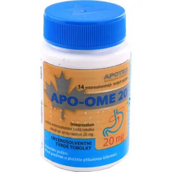 Lék na žaludek, slinivku a játra Apo-Ome 20 14 tbl.