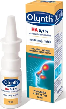 Nosní sprej Olynth HA 0,1% 10 ml
