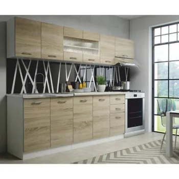 Kuchyňská linka Kuchyňská linka, dub sonoma / bílá, PROMO