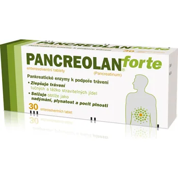 Lék proti nadýmání Pancreolan Forte 220 mg