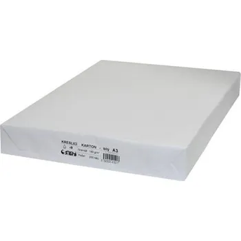 Karton Karton kreslicí A3, 180 g, bílý, 200 ks
