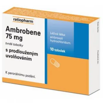 Lék na kašel, rýmu a nachlazení Ambrobene 75 mg