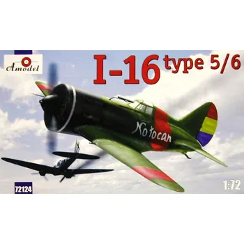 Plastikový model 1/72 Polikarpov I-16 type 5/6 (Russian+Spanish)