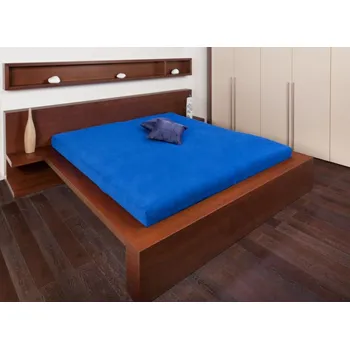 Prostěradlo Smolka froté prostěradlo modrá královská Rozměr: 120x200
