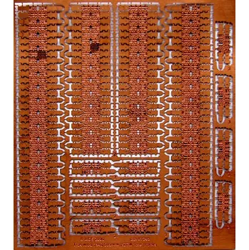 Plastikový model 1/72 500mm T-34 'UZTM-late' tracks 1943 (UMM/REV)