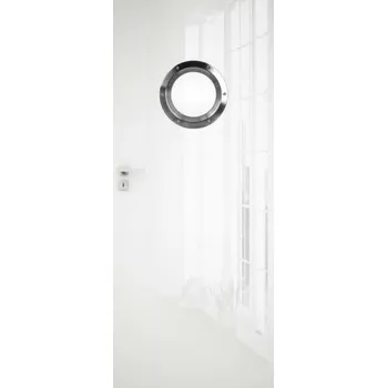 DRE bezfalcové dveře DRE SILIA s kulatým okénkem