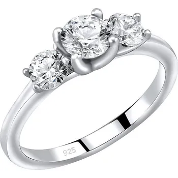 Prsten SILVEGO stříbrný prsten VICTORIA se Swarovski® Zirconia