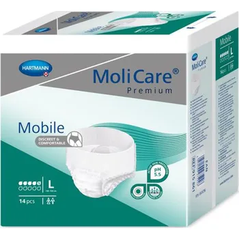Inkontinenční kalhotky MoliCare Mobile 5 kapek L 14 ks