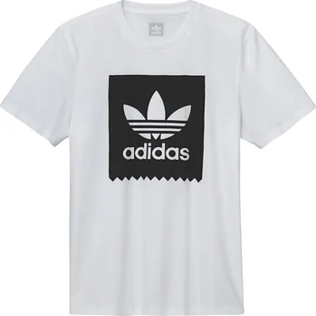 Pánské tričko Adidas Blackbird Solid Tee White/Black