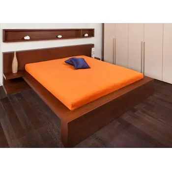 Prostěradlo Smolka froté prostěradlo oranžové Rozměr: 120x200