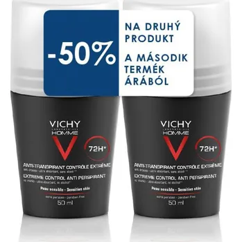 Vichy Homme M deo roll - on duopack 2 x 50 ml