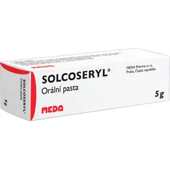 Lék na bolest, zánět a horečku Solcoseryl orální pasta 5 g