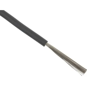 elektrický kabel Vodič silikonový černý SIF 6 metráž