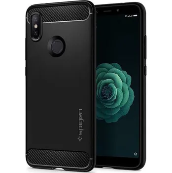 Pouzdro na mobilní telefon Spigen Rugged Armor pro Xiaomi Mi A2/Xiaomi Mi 6X černé