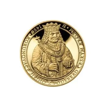 550 let od korunovace Jiřího z Poděbrad českým králem - zlato Proof