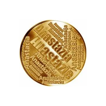 Česká jména - Anastázie - velká zlatá medaile 1 Oz
