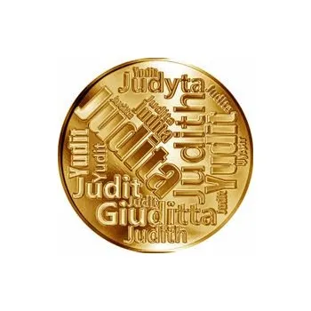 Česká jména - Judita - velká zlatá medaile 1 Oz