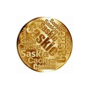 Volný čas Česká jména - Saskie - velká zlatá medaile 1 Oz
