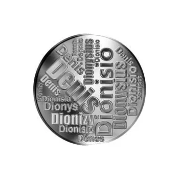 Česká jména - Denis - velká stříbrná medaile 1 Oz