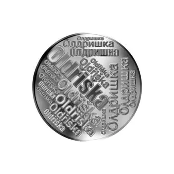Česká jména - Oldřiška - velká stříbrná medaile 1 Oz