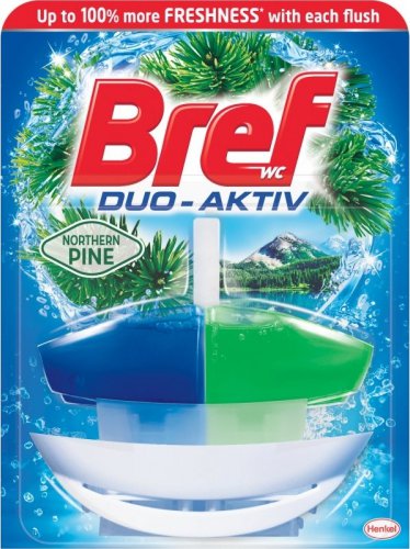 Bref Duo Aktiv Pine liquid toilet block complete 50 ml