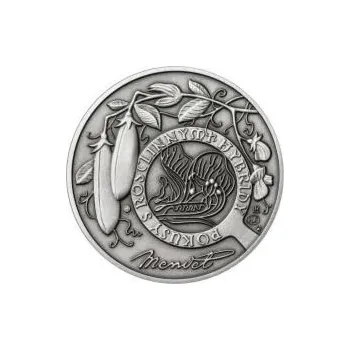 Johan Gregor Mendel - stříbro patina