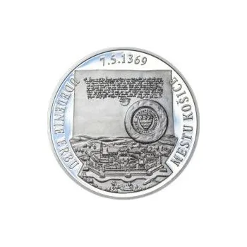 Volný čas Erb Košice - 1 Oz stříbro Proof