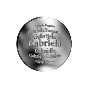 Česká jména - Gabriela - stříbrná medaile
