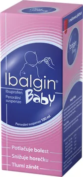 Lék na bolest, zánět a horečku Ibalgin Baby 100 ml