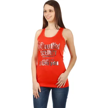 Glara Dámské sportovní tílko s nápisem 39507