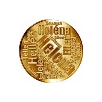Česká jména - Helena - velká zlatá medaile 1 Oz