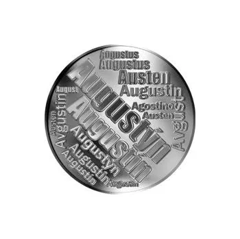 Česká jména - Augustýn - velká stříbrná medaile 1 Oz