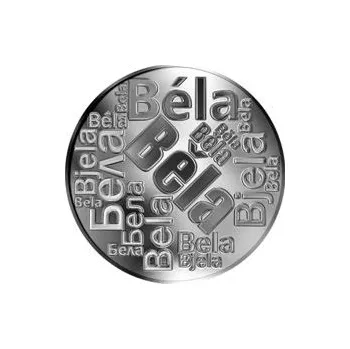 Česká jména - Běla - velká stříbrná medaile 1 Oz