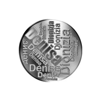 Česká jména - Denisa - velká stříbrná medaile 1 Oz