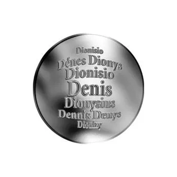 Česká jména - Denis - stříbrná medaile