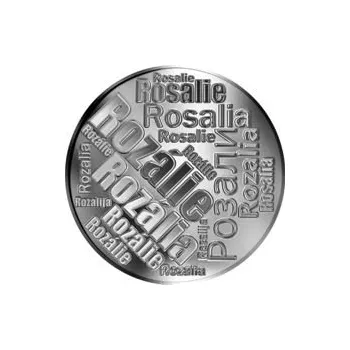 Česká jména - Rozálie - velká stříbrná medaile 1 Oz