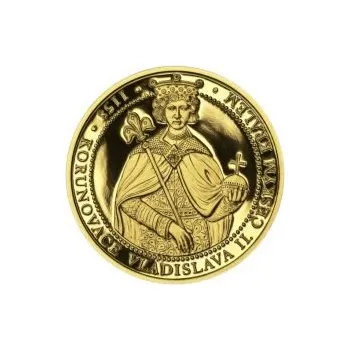 Korunovace Vladislava II českým králem - zlato Proof